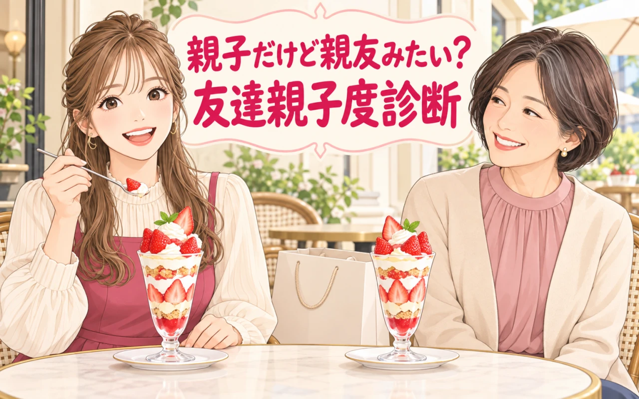 親子だけど親友みたい?友達親子度診断のサムネイル