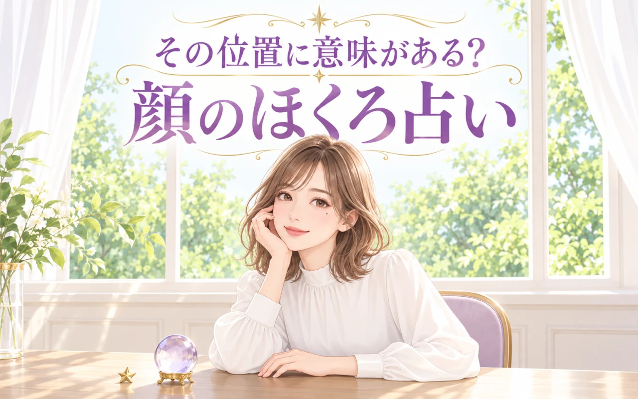 その位置に意味がある?顔のほくろ占いのサムネイル