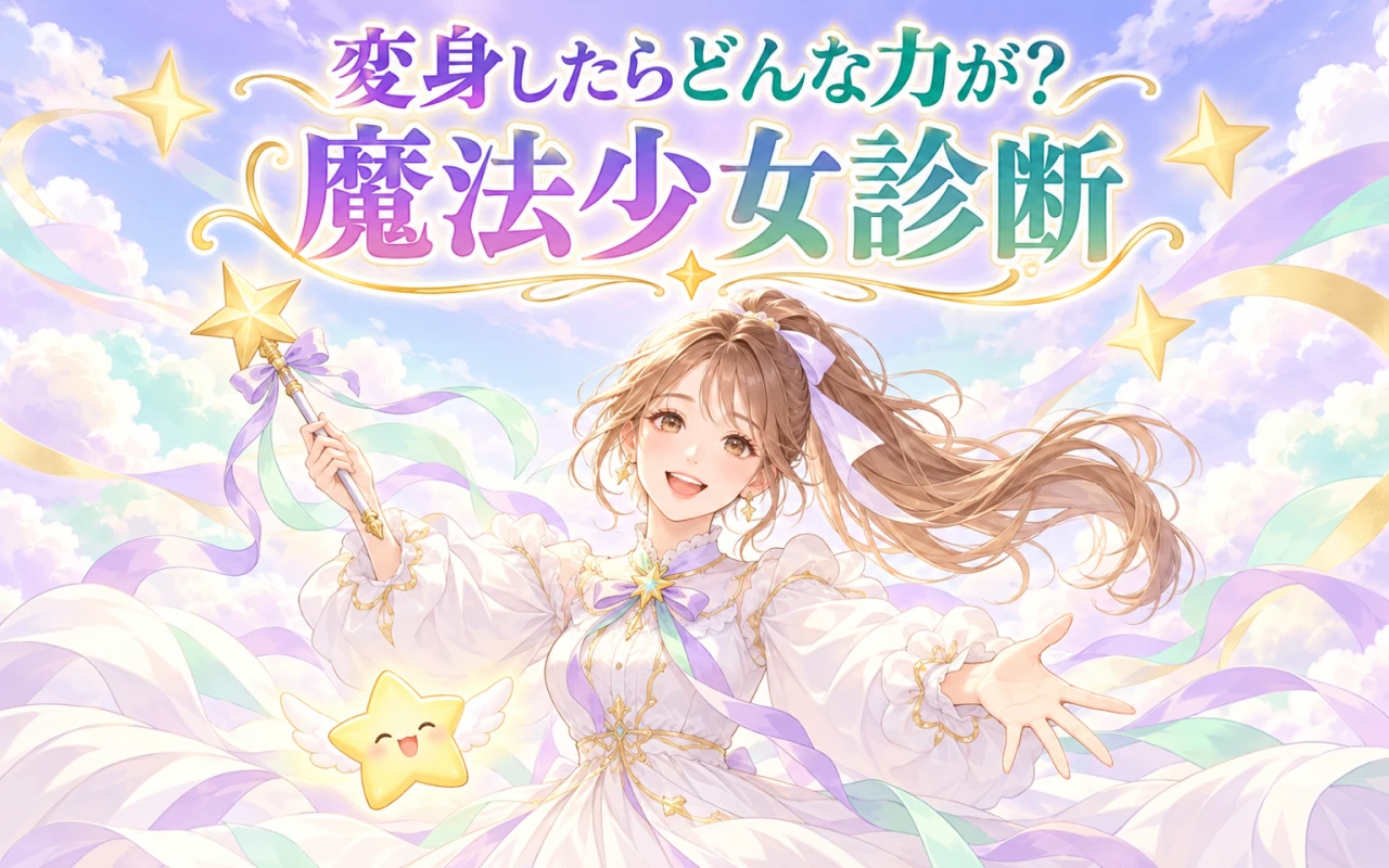 変身したらどんな力が?魔法少女診断のサムネイル