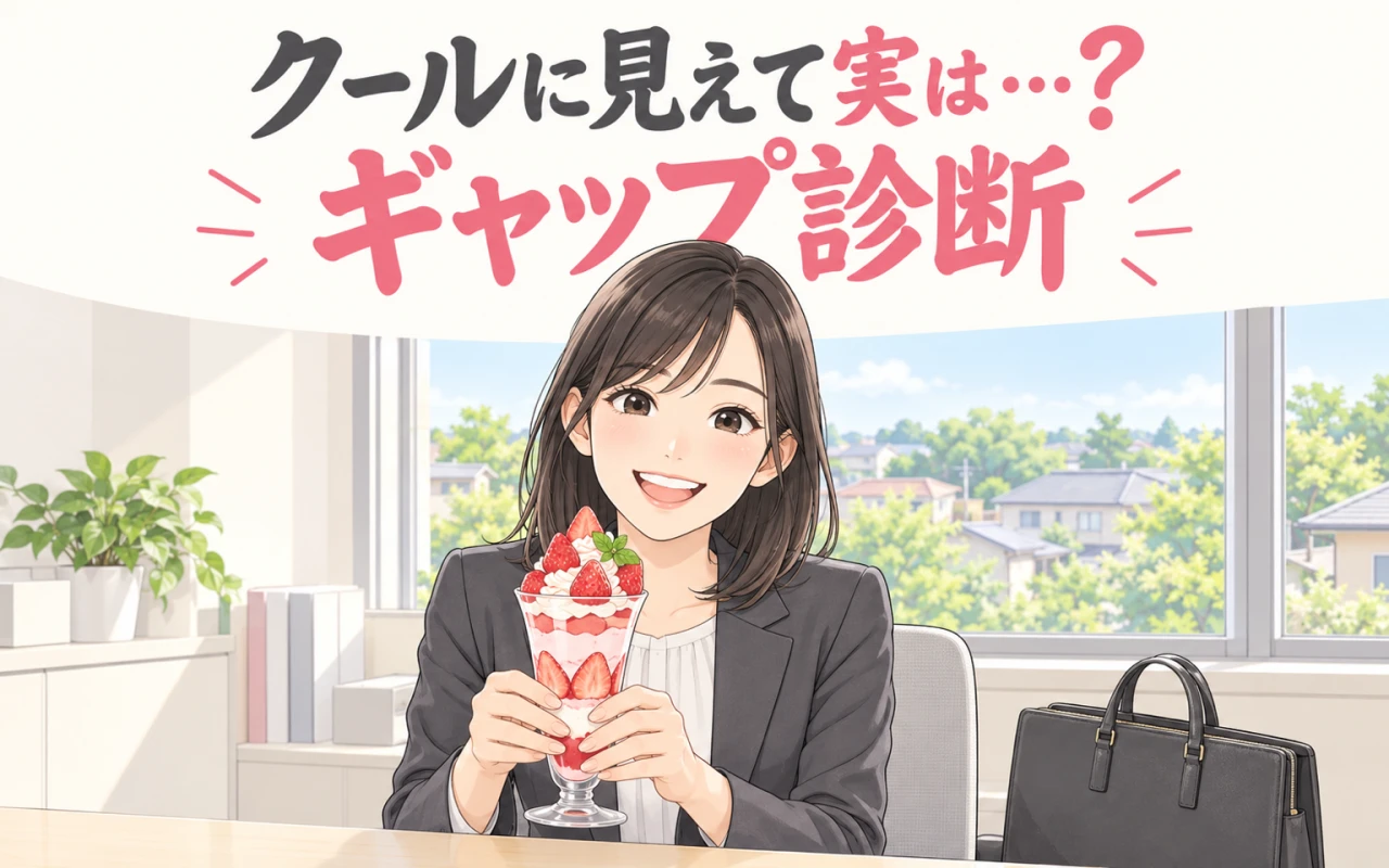 クールに見えて実は…?ギャップ診断のメイン画像