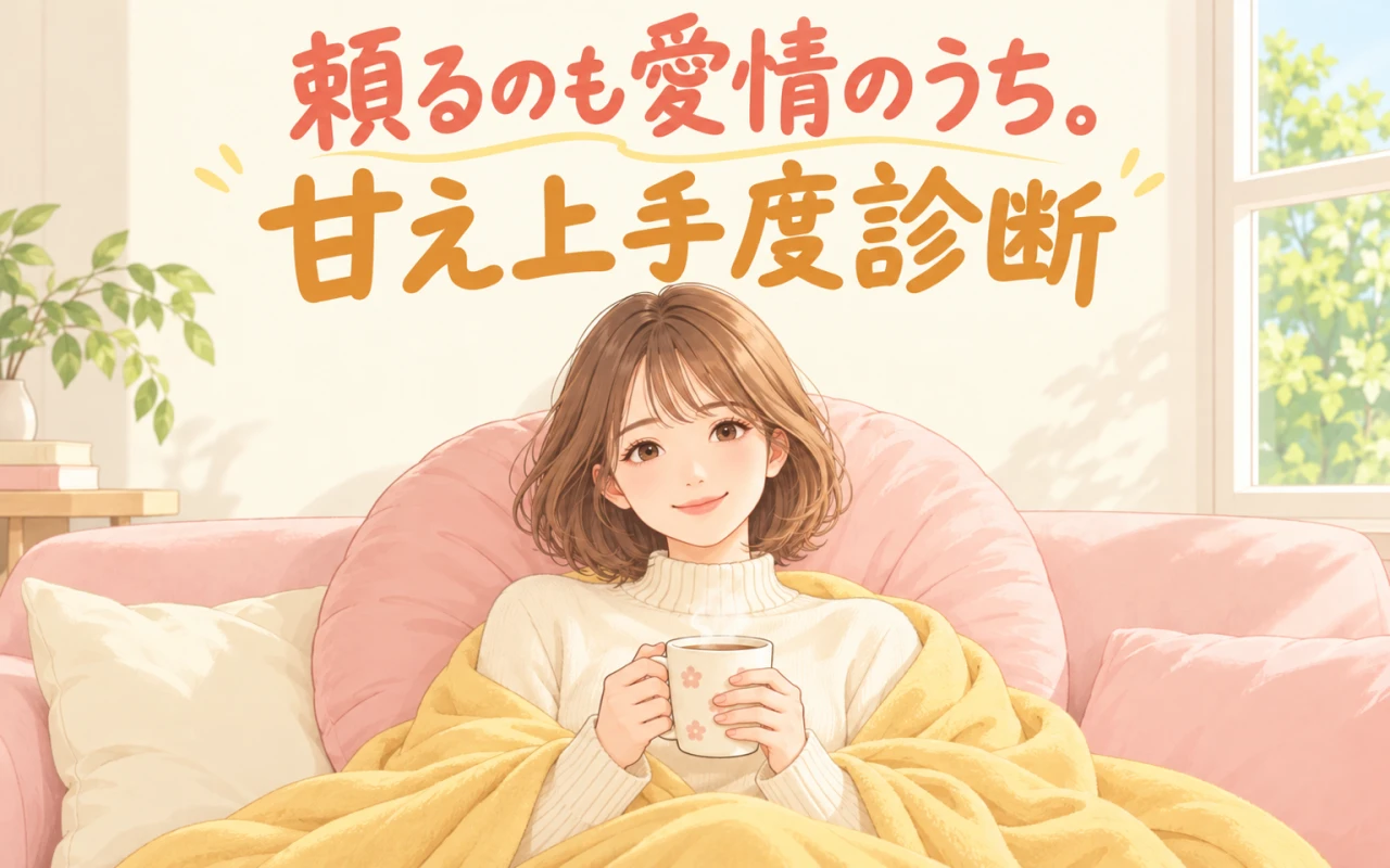頼るのも愛情のうち。甘え上手度診断のメイン画像